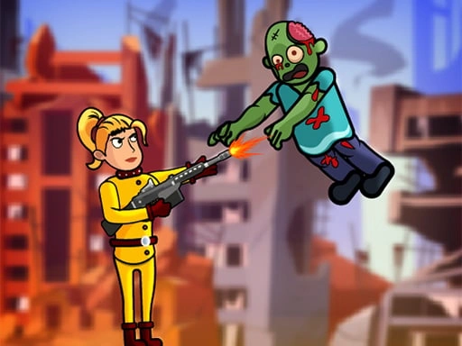 🕹️ Play Zombie Ricochet Women Game: Free Online Bullet Ricochet Zombies  Shooting Video Game for Kids & Adults
